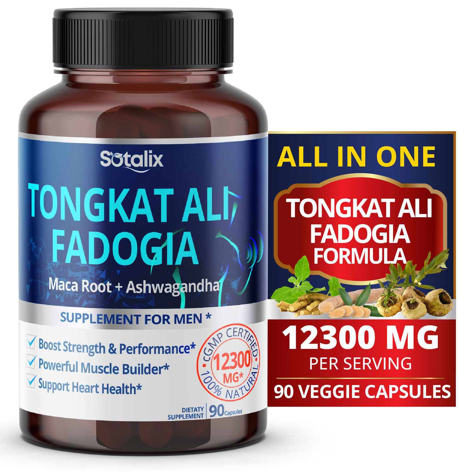 Vitacost Synergy Men's Passion Booster with Tongkat Ali Extract Capsules,  120 ct - Fry's Food Stores